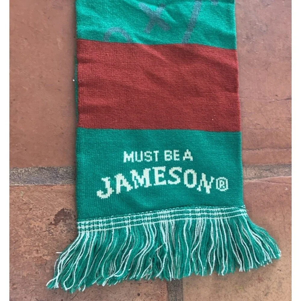 JAMESON IRISH WHISKEY JJ&S Acrylic Knit Green/Red 60